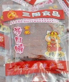 舌尖上的靖江 一品正宗三陽豬肉脯的精制美味